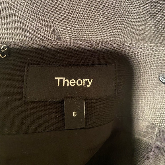 Theory NWT Pencil Skirt in Good Wool - Black - Brand New Size 6 - Picture 8 of 12